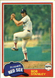 1981 Topps Baseball Cards      421     Bob Stanley